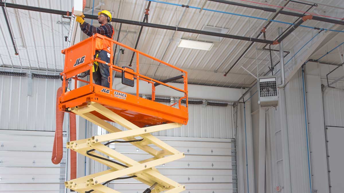 clark's rental scissor lift